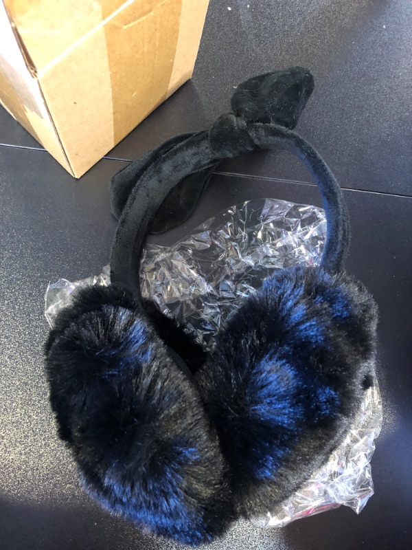 Photo 1 of  Black Fluffy Earmuff