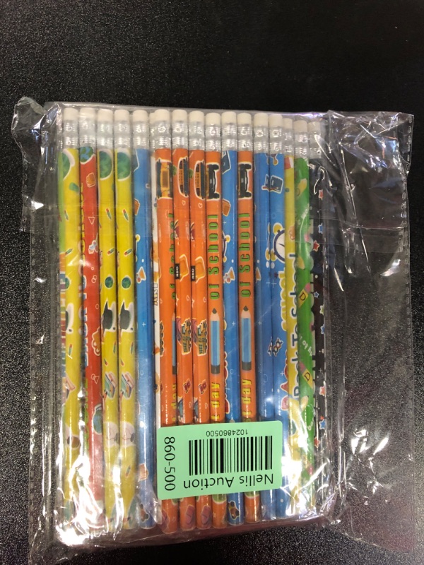 Photo 2 of Yssreey 72 Pcs Welcome Back to School Pencils First Day of School Pencils Elements Inspirational HB Pencils for Children Students School Stationery Party Reward Supplies