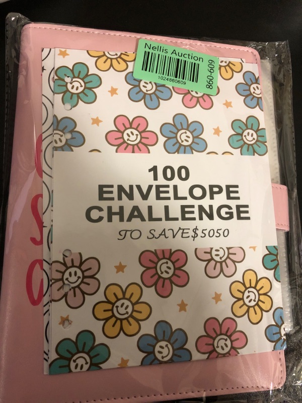 Photo 2 of 100 Envelopes Challenge Binder,Savings Challenge Binder,Easy and Funny Way to Save $5,050, A5 Money Saving Budget Binder with Cash Envelopes(Pink)