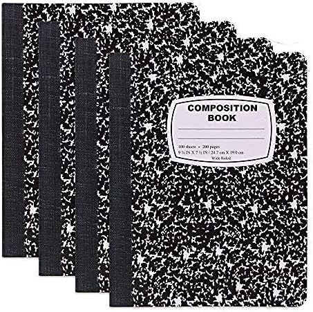 Photo 1 of Composition Notebook, 8 Pack 8 Pastel Colors College Ruled Composition Books Bulk, Marble Cover Notepad Lined Cute Journal Notebooks for School Supplies Notes Taking Writing, 9.75 X 7.5 i