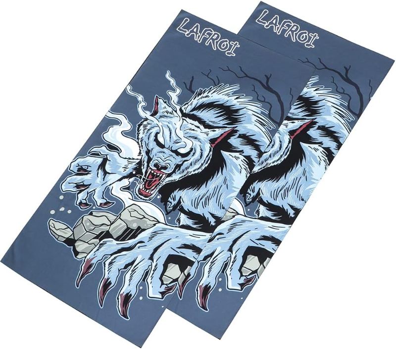 Photo 1 of 
LAFROI 2-Pack Cooling Quick Dry Sports Towel Werewolf 39x19.5-Inch