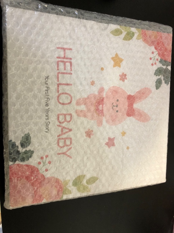 Photo 2 of Hello Baby Memory Book, a journal scrapbook for boys milestones and memories first 5 years