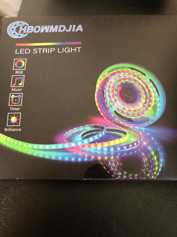 Photo 2 of Bluetooth LED Strip Lights, Music Sync LED Lights Strip,RGB Color Changing LED Lights with Remote,Smart Phone APP Control,LED Lights for Bedroom,Ceiling,Room DIY 9.8ft