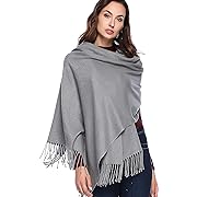 Photo 1 of HOYAYO Wool Shawl Wraps - Extra Large Thick Soft Pashmina Scarf
