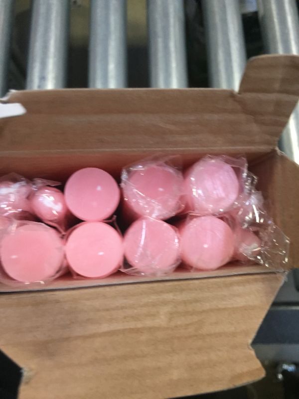 Photo 2 of 12 Pack Pink Taper Candles - Taper Candles 10 Inch Dripless, Smokeless & Unscented - 8 Hours Long Burning - Tall Candlesticks - Ideal for Weddings, Dinner Parties, Home Decor, Birthday Party