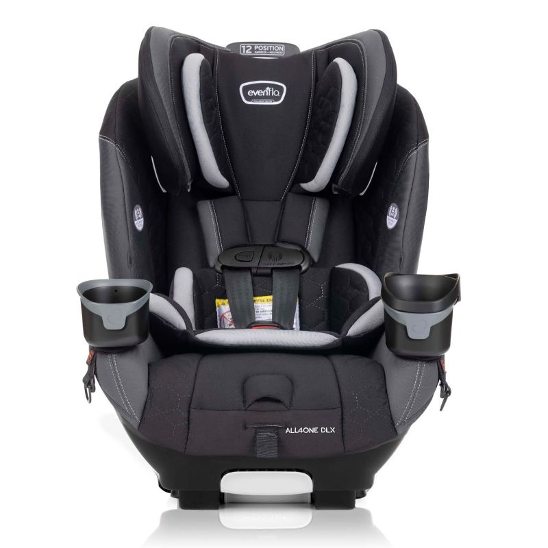 Photo 1 of Evenflo EveryFit/All4One 3-in-1 Convertible Car Seat w/Quick Clean Cover (Kingsley Black)
