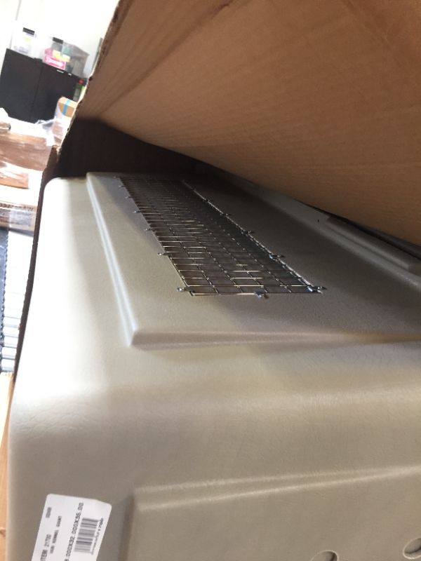 Photo 1 of Petmate Ultra Vari Dog Kennel (Durable, Heavy Duty Dog Crate, Made with Recycled Materials) from Small to XL Pet Carrier TAUPE 90-125 LBS