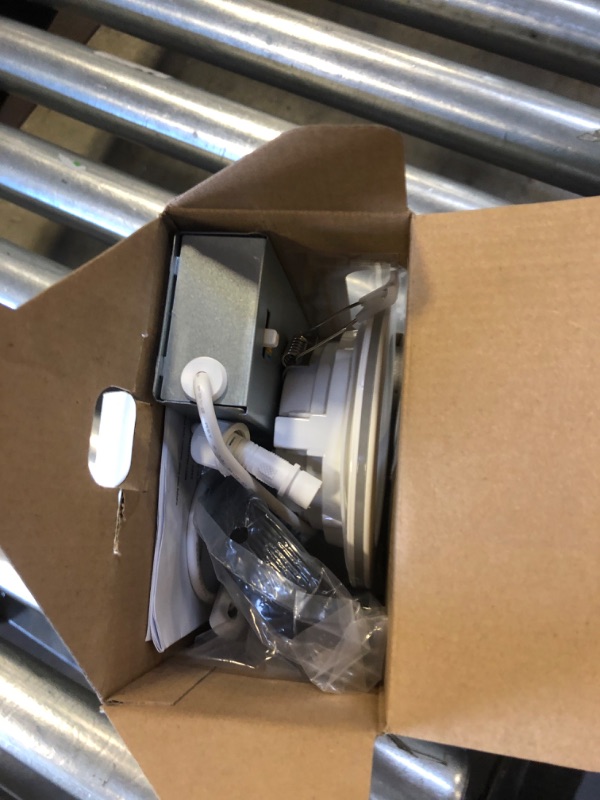 Photo 1 of Commercial Electric 4 in Color Changing Deep Baffle Recessed Kit with Night Light