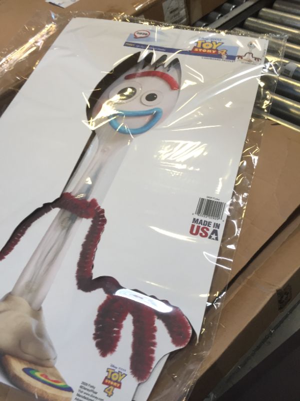 Photo 2 of Advanced Graphics Forky Life Size Cardboard Cutout Standup - Disney Pixar Toy Story 4 (2019 Film) Forky One Size