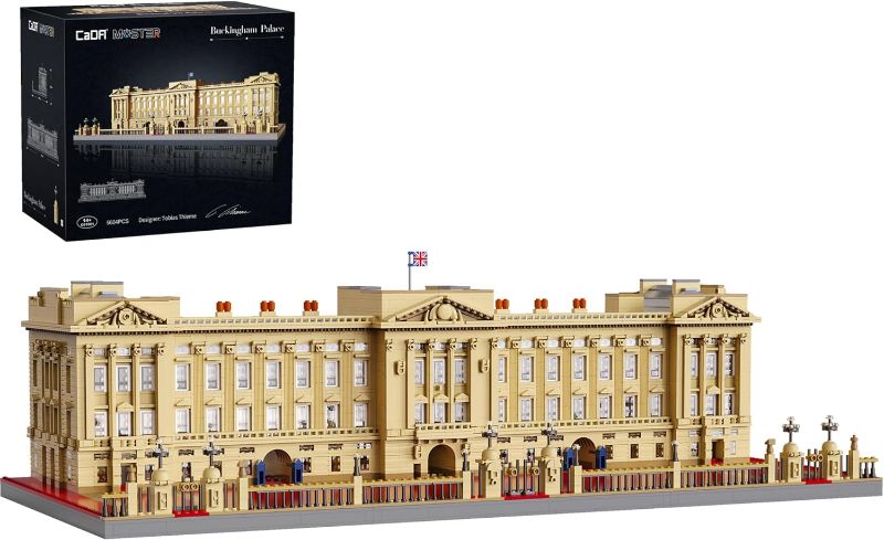 Photo 1 of dOMOb British Royal Buckingham Palace Architecture Building Kit – STEM Bricks Toys for 14+ Age Kids & Adults – 5604 Pieces or Blocks – 32.8 inches Big Construction Set – for Boys, Hobbyist, Collector
