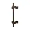 Photo 1 of 10 in. Oil Rubbed Bronze Powder Coated Steel Door Pull for Sliding Rolling Barn Wood Doors (2-Pack)
