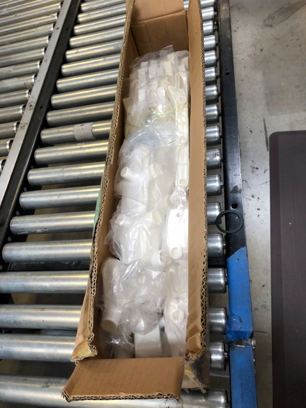 Photo 1 of HOMIDEC Clothes Drying Rack, Large 4-Tier Foldable Drying Rack Clothing(67.7H x 19.7W x 30L Inches), Movable Drying Rack with 4 castors. Multifunctional Stainless Steel Laundry Drying Rack, White