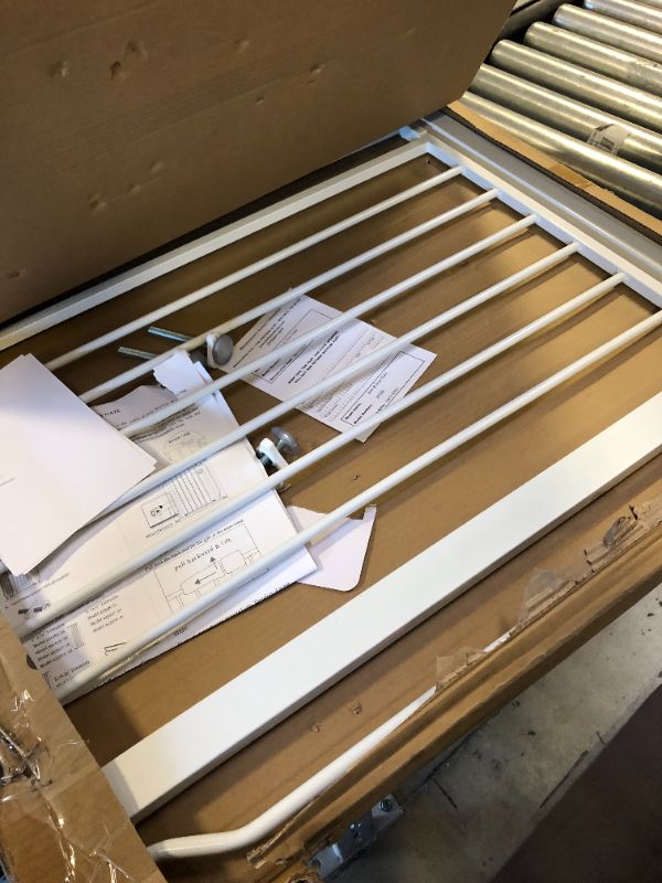 Photo 1 of BalanceFrom Easy Walk-Thru Safety Gate for Doorways and Stairways with Auto-Close/Hold-Open Features 29.1 - 33.8 inch, 30" Tall