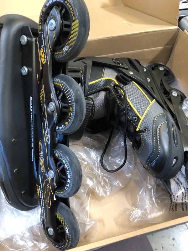 Photo 3 of Roller Derby Aerio Men's Inline Skates 9 Black/Yellow