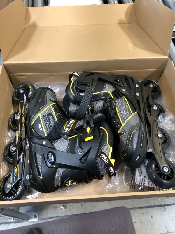 Photo 2 of Roller Derby Aerio Men's Inline Skates 9 Black/Yellow