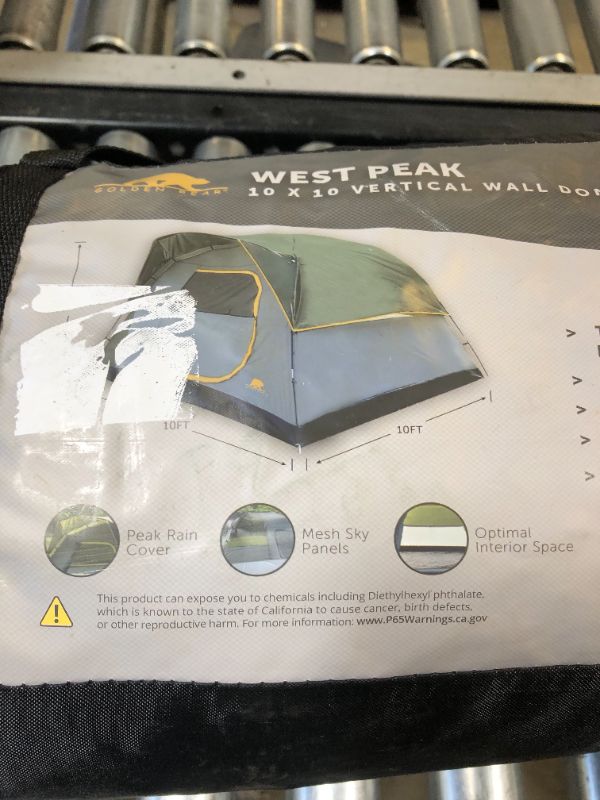 Photo 1 of WEST PEAK 10 X 10 WALL DOME TENT 