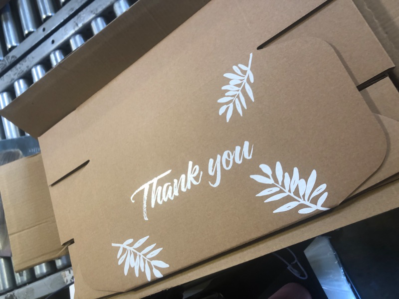 Photo 1 of thank you cardboard boxes small business shipping supplies 9x6x3