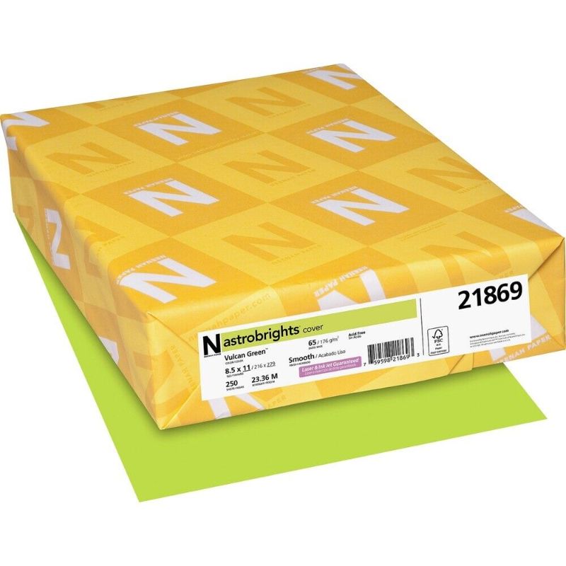 Photo 1 of Astrobrights Printable Multipurpose Card 21869 Astrobrights 21869 759598218693
