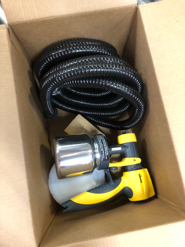 Photo 2 of *ACCESSORIES ONLY. FOR PARTS* Wagner Spraytech 0518080 Control Spray Max HVLP Paint or Stain Sprayer, Complete Adjustability for Decks, Cabinets, Furniture and Woodworking, Extra Container included, Yellow/Black
