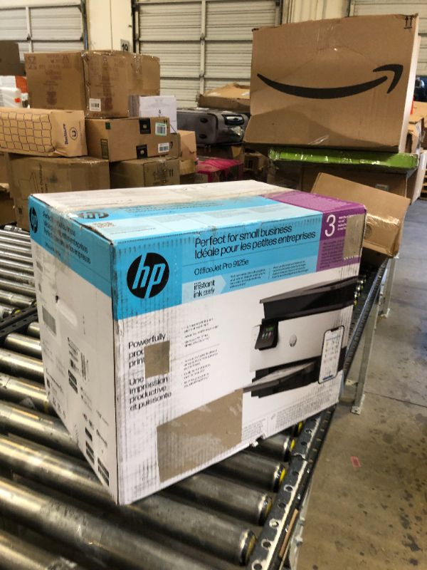 Photo 3 of HP OfficeJet Pro 9125e Wireless All-in-One Color Inkjet Printer, Print, scan, Copy, fax, ADF, Duplex Printing Best for Office,