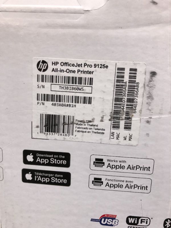Photo 4 of HP OfficeJet Pro 9125e Wireless All-in-One Color Inkjet Printer, Print, scan, Copy, fax, ADF, Duplex Printing Best for Office,