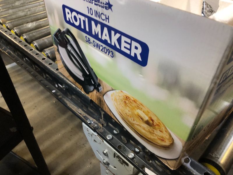 Photo 3 of 10inch Roti Maker by StarBlue with FREE Roti Warmer - The automatic Stainless Steel Non-Stick Electric machine to make Indian style Chapati, Tortilla, Roti AC 110V 50/60Hz 1200W SB-SW2093