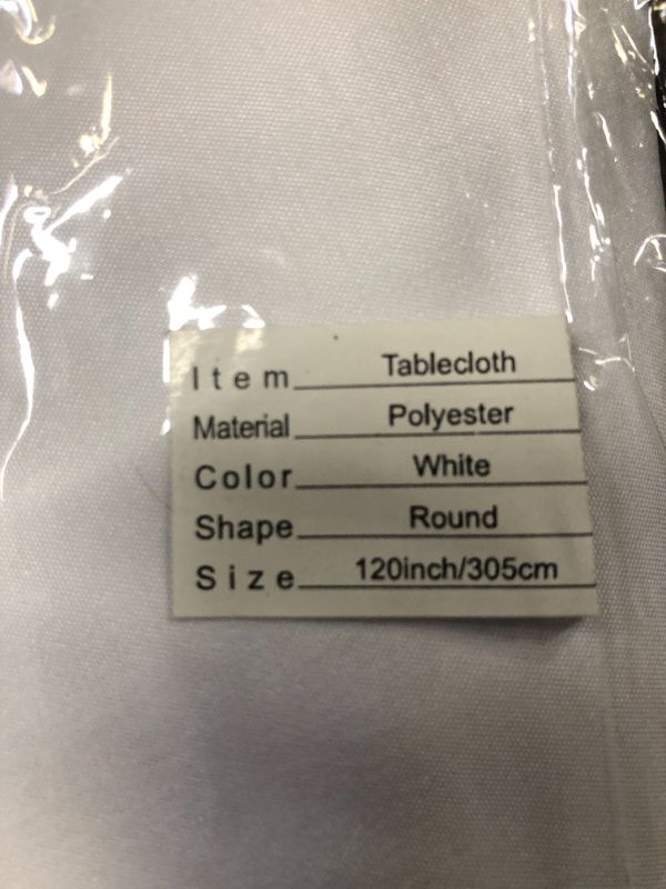 Photo 1 of 120inch round tablecloth