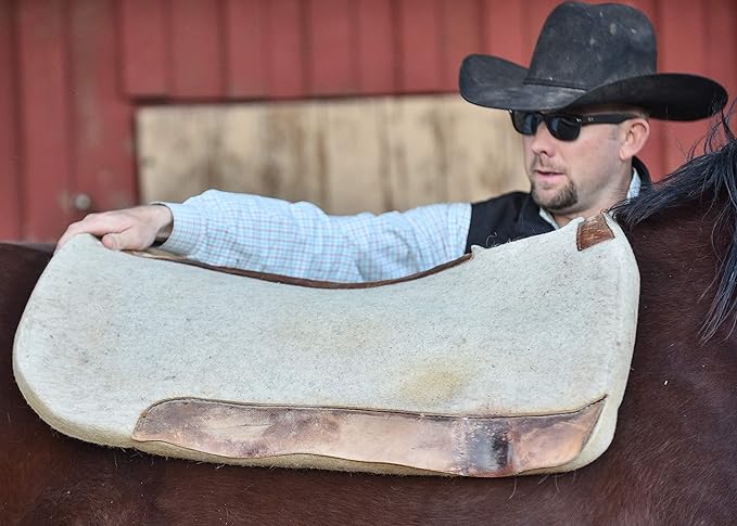 Photo 1 of 7/8" Thick Western Contoured Natural Pad - The All Around 30"x30". Great for Barrel Racing, Trail Riding, Roping, Etc.