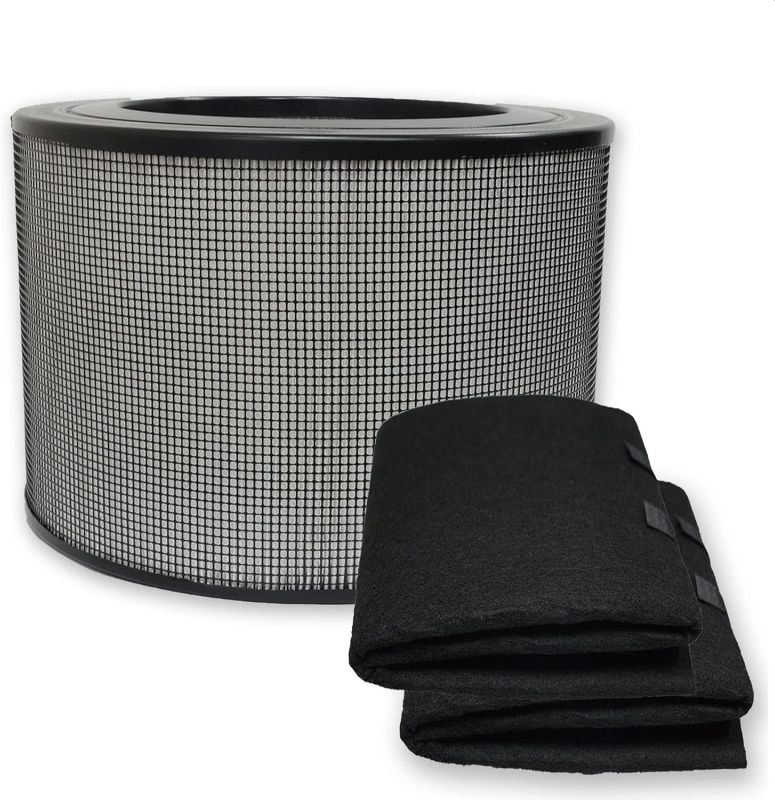 Photo 1 of PUREBURG 24000 Replacement True HEPA Filter Kit Compatible with Honeywell 50250-S & Kaz 50255 50255-HD, H13 Activated Carbon Air Clean Dust VOCs
