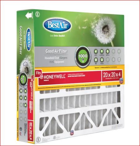 Photo 1 of 20 x 20 x 4 Honeywell FPR 4 Air Cleaner Filter - 2 PACK

