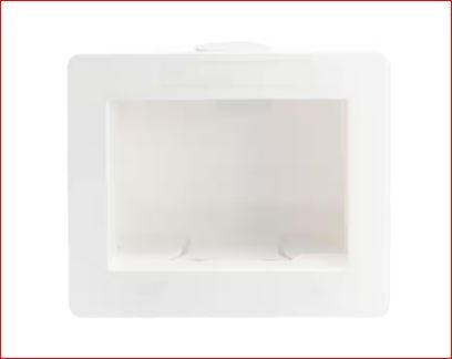 Photo 1 of 1/2 in. Dual Drain Single Lever Washing Machine Outlet Box
