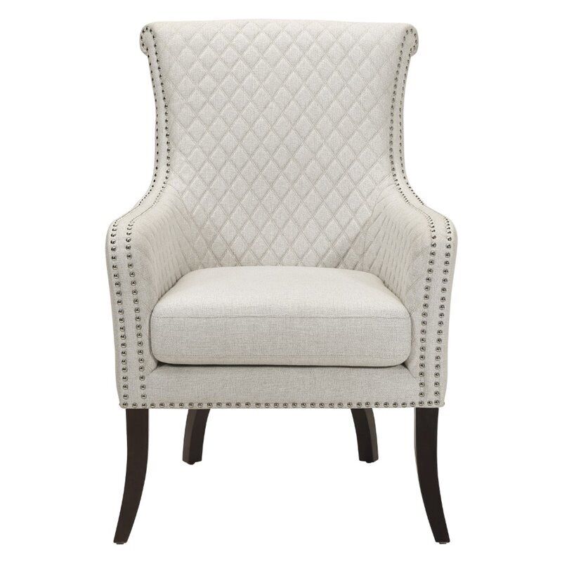 Photo 1 of Lexicon Avalon Upholstered Accent Chair in Beige
