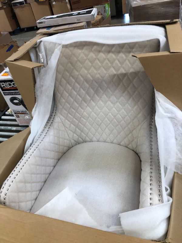 Photo 3 of Lexicon Avalon Upholstered Accent Chair in Beige
