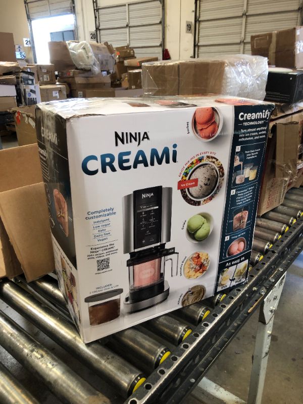 Photo 4 of Ninja 0.5qt CREAMi Stainless Steel Ice Cream, Gelato and Sorbet Maker, 7 One-Touch Programs NC301
