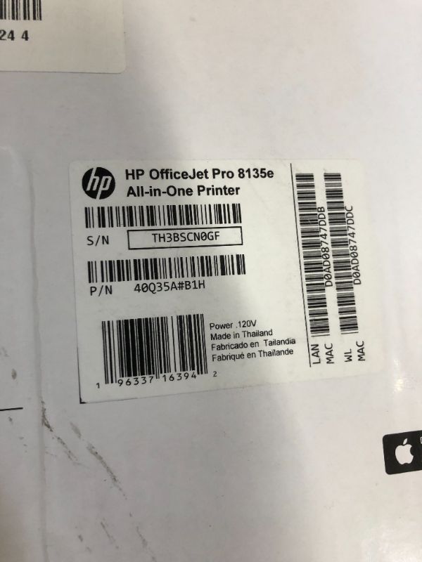 Photo 2 of HP OfficeJet Pro 8135e All-in-One Printer, Color, Printer for Home, Print, Copy, scan, fax, Instant Ink Eligible; Automatic Document Feeder; Touchscreen; Quiet Mode; Print Over VPN New Version