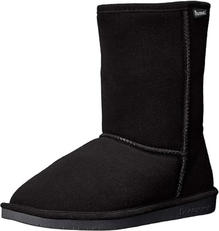 Photo 1 of BEARPAW Emma Short Women's Classic Winter Slip On Boots, Lightweight Suede Boots Size 7/8 W