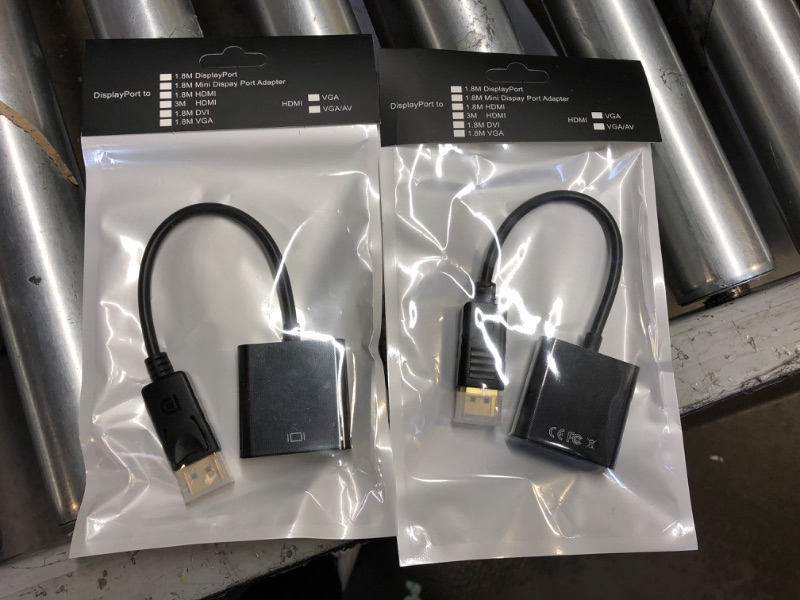 Photo 1 of axGear Display Port Displayport to HDMI Adapter Cable 2 pack