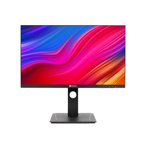 Photo 1 of AG Neovo EM2401QC 24-inch WQHD 2560 X 1440p USB-C Monitor, 100% SRGB, Ergonomic Pivot, Swivel and Height Adjustable Stand, IPS Panel, HDMI, DisplayPor