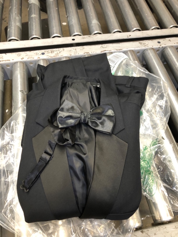 Photo 2 of MAGE MALE Men's 3 Pieces Suit Elegant Solid One Button Slim Fit Single Breasted Party Blazer Vest Pants Set XL