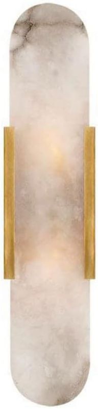 Photo 1 of 2-Lights Post-Modern Marble Lampshade Nordic Wall Lamp Hardware Wall Light Simplicity Indoor Wall Sonce for Bedroom Porch Restaurant Villa Living Room Hotel Corridor Room