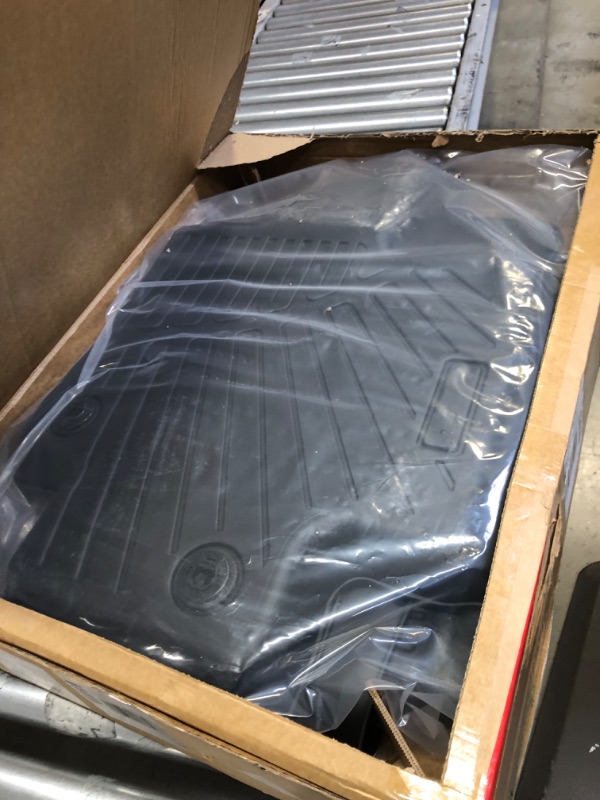 Photo 1 of SANBAN-AXE Floor Mats for 2024 Toyota Grand Highlander (Include Hybrid) & Lexus TX, 1st & 2nd & 3rd Row Full Set?TPE All Weather Protection Waterproof Car Floor Liners - Black Floor mat for 2024 grand highlander