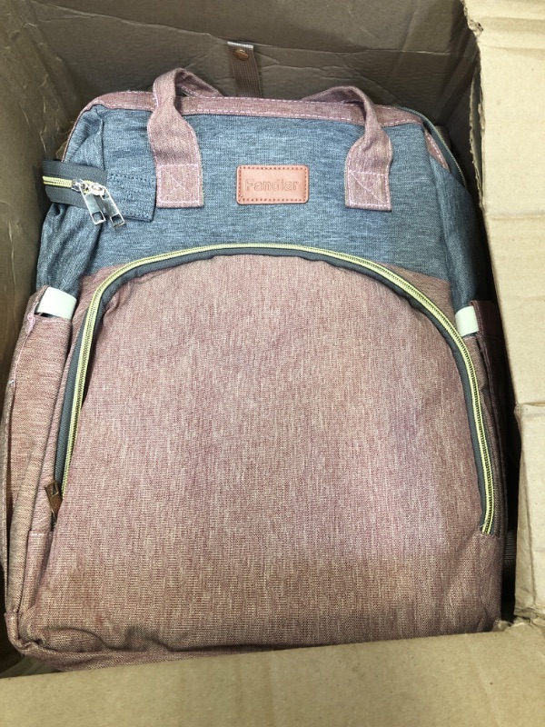 Photo 1 of Diaper Bag for Baby Girls Boys, Baby Nappy Changing Bag with Insulated Pockets for Moms Dads, Multi-functional Waterproof Backpack with Stroller straps-Pink