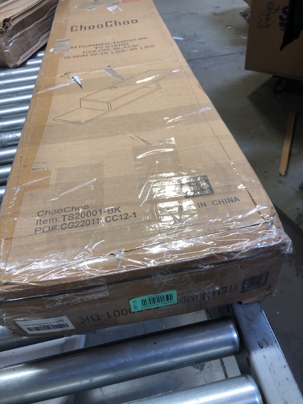 Photo 1 of ChooChoo Wall Mounted TV Stand, Media Console Stand, 60” TV Storage Shelf, Floating TV Stand Entertainment Shelf for Living Room, Bedroom, Black