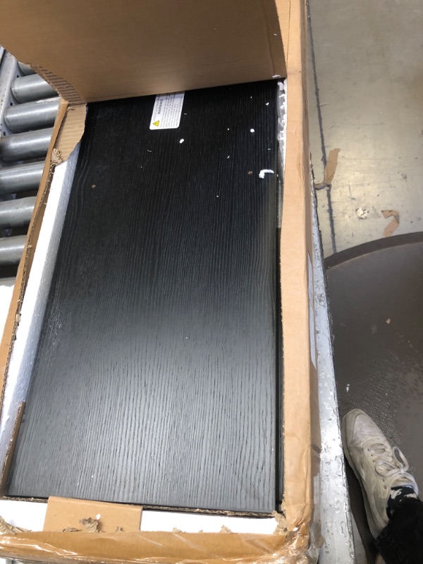 Photo 1 of ChooChoo Wall Mounted TV Stand, Media Console Stand, 60” TV Storage Shelf, Floating TV Stand Entertainment Shelf for Living Room, Bedroom, Black