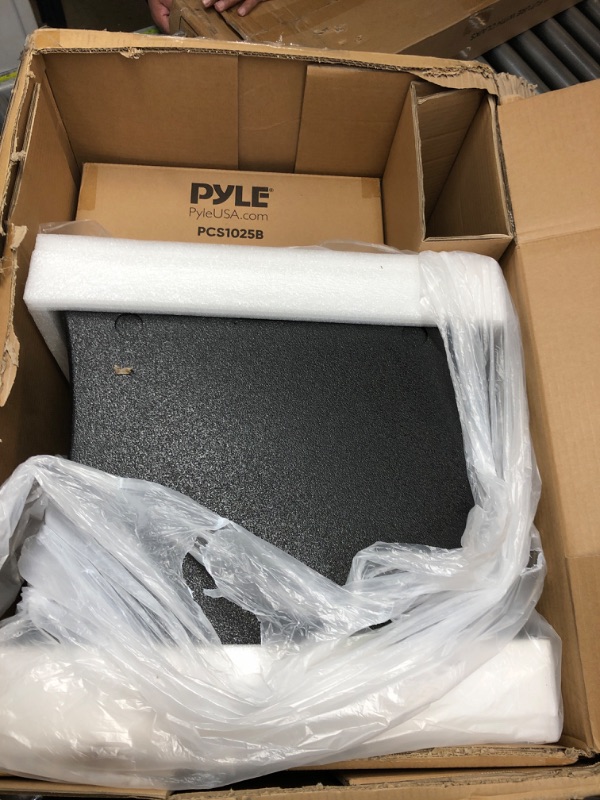 Photo 2 of Pyle Line Array Column Speaker - Professional and Compact Sound System with 1x10'' Subwoofer, 2x4” Full Range Driver Built-in Digital Audio Amplifier with 4 Band DSP Presets