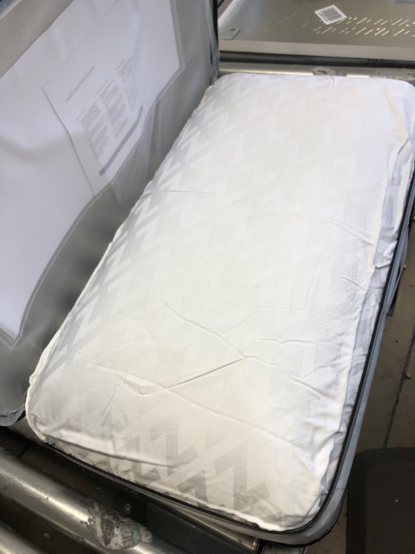 Photo 2 of Z Gel-Infused Dough Memory Foam + Z Gel Pillow - Removable Tencel Cover - Queen - Mid Loft Queen Mid Loft
