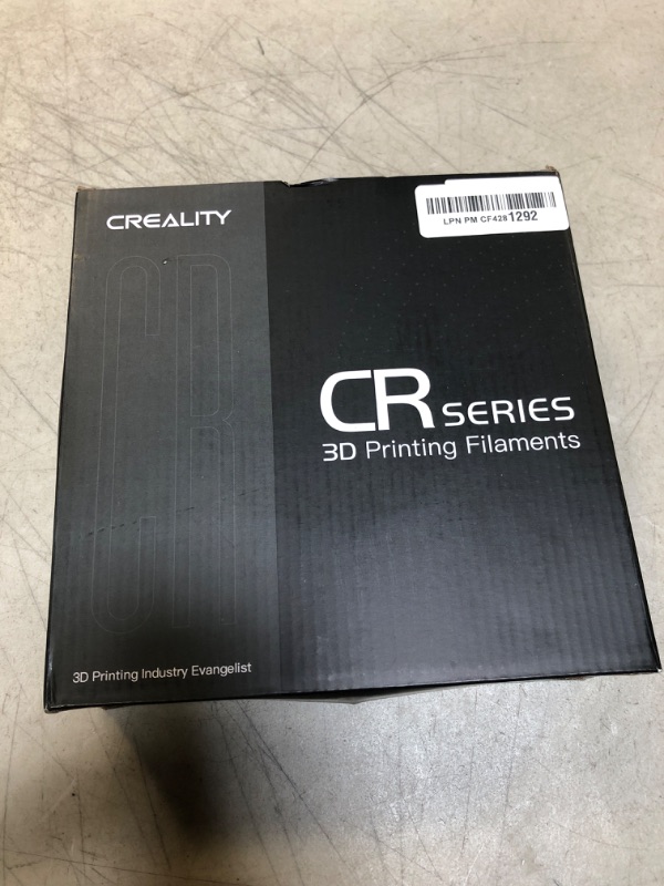 Photo 2 of Creality PETG Filament 1.75, 3D Printer Filament, Excellent Toughness High Precision, Odorless Non-Toxic Moistureproof, 1kg(2.2lbs) Glossy 3D Printing Filament for 3D Printer (Black) Black PETG
