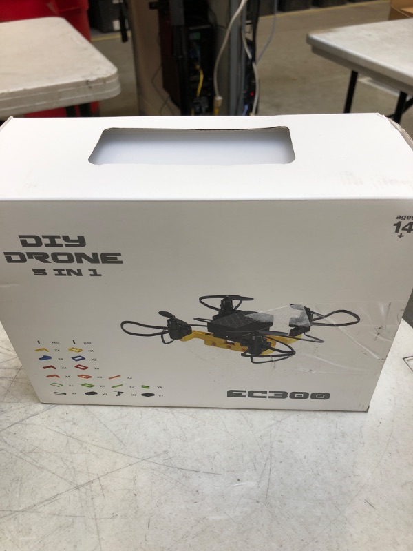 Photo 2 of 5-in-1 STEM Educational Science Kits, Building Toys with Easy-to-Fly DIY Drone and Remote Control Mini Drones for Kids - Perfect Toys Gifts for Boys and Girls, Ideal for Family Activities, Birthday & Christmas Gifts, School Activities, Students, and Teens