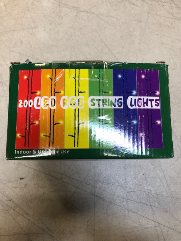 Photo 1 of 200 led color changing string lights 