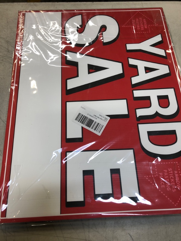 Photo 1 of BATTIPAW YARD SALE Signs, 3 Packs Double-Sided Rental House Signs, Waterproof YARD SALE Signs with Blank Space for DIY Rental Info, Real Estate Sale Signs, 17 x 13’’